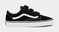 Exclusive Old Skool Mens Lifestyle Shoes (Black/White) — 3.5 — Front View