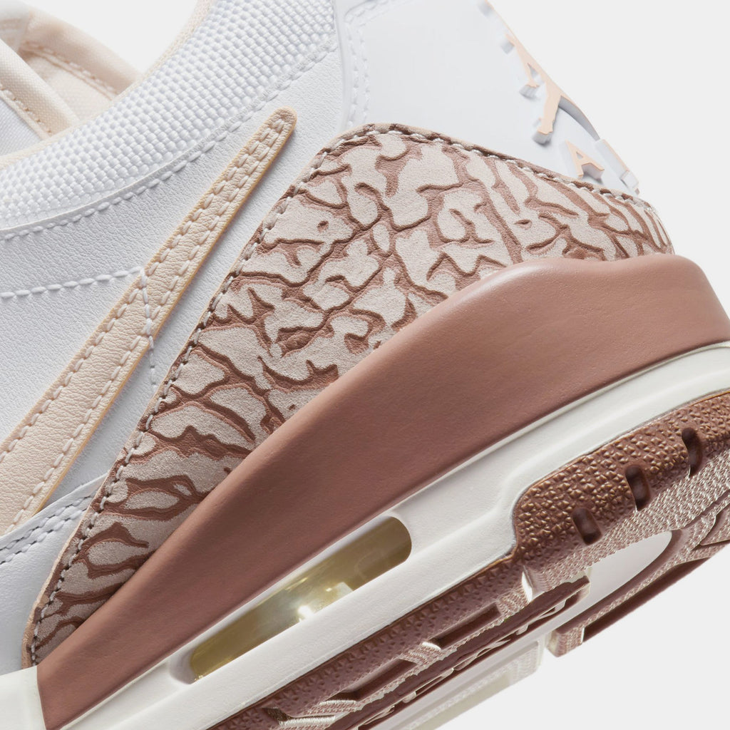 Exclusive Air Jordan Legacy 312 Low Womens Basketball Shoes (White/Archaeo Brown/Sail/Legend Light Brown) — 5 — Back View