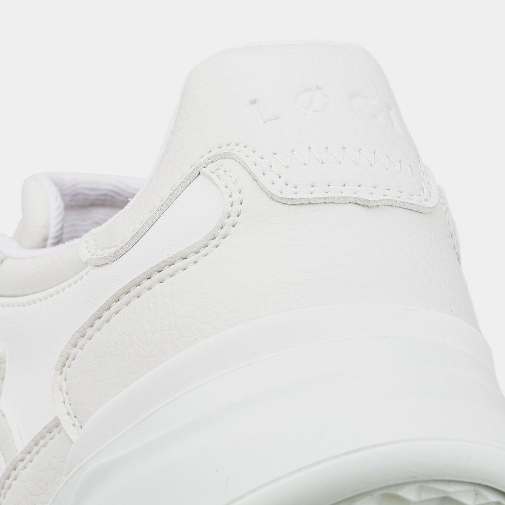 Exclusive Echo Womens Lifestyle Shoes (White/Stone) — 36 — Back View