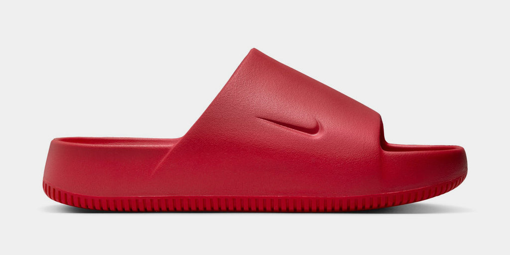 Exclusive Calm Slide Mens Sandals (University Red) — 8 — Front View