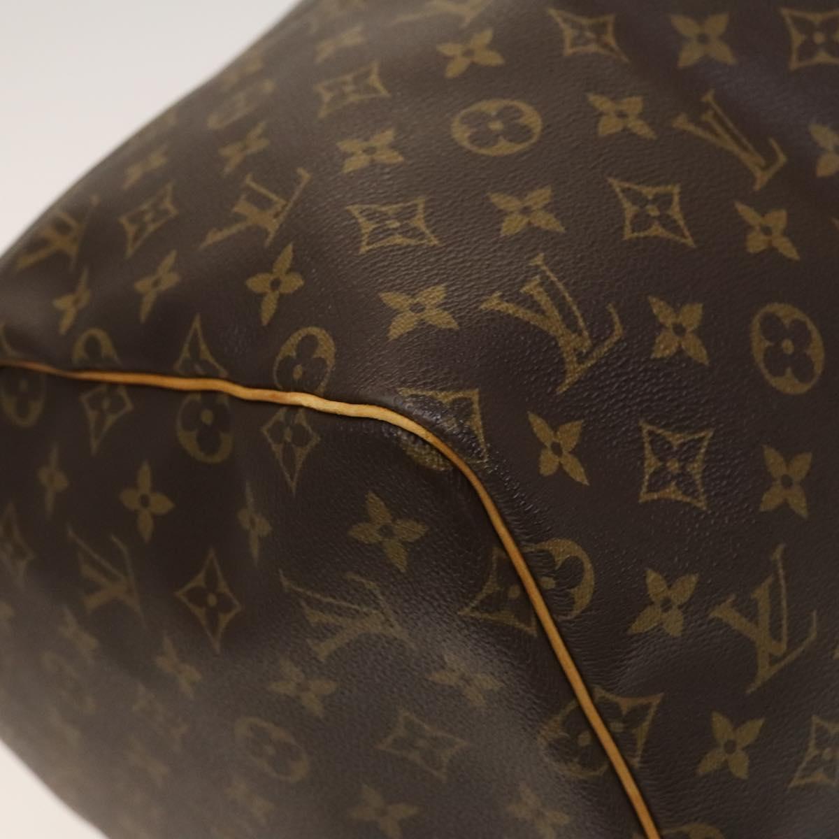 Louis Vuitton Keepall Bag Monogram Canvas Brown Canvas Bag (Pre-Owned)