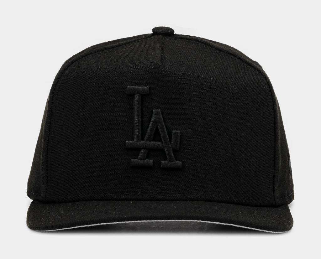 Exclusive Los Angeles Dodgers 950AF Snapback Mens Hat (Black) — OS — Front View
