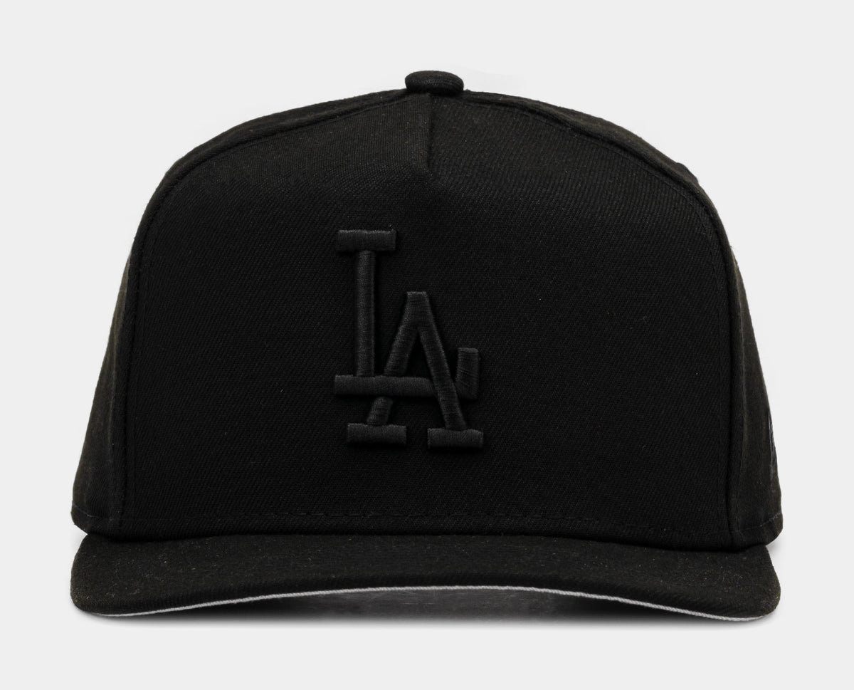 Exclusive Los Angeles Dodgers 950AF Snapback Mens Hat (Black) — OS — Front View