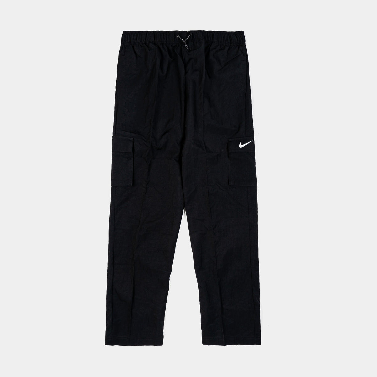Exclusive High Rise Woven Cargo Womens Pants (Black) — XS — Front View
