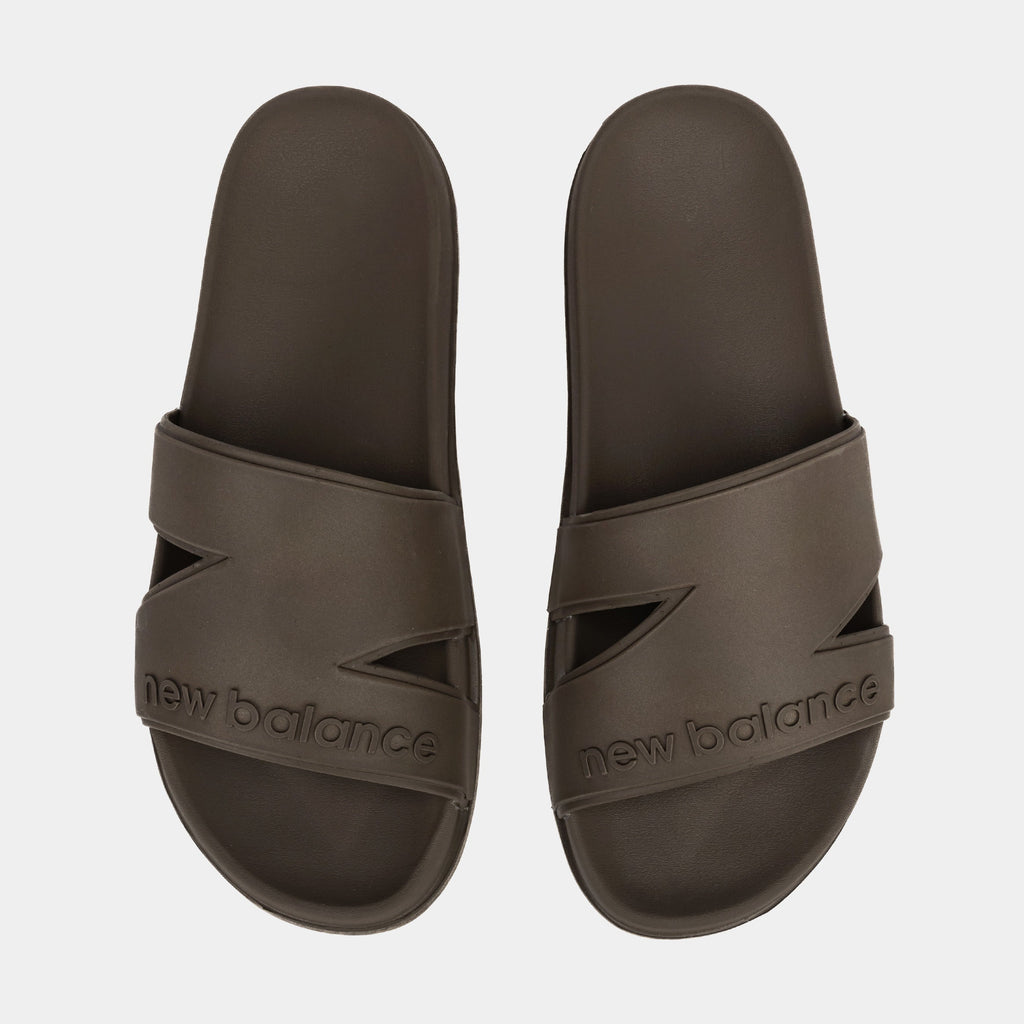 Exclusive 200 Slide Mens Sandals (Tan/Brown) — 4 — Side View