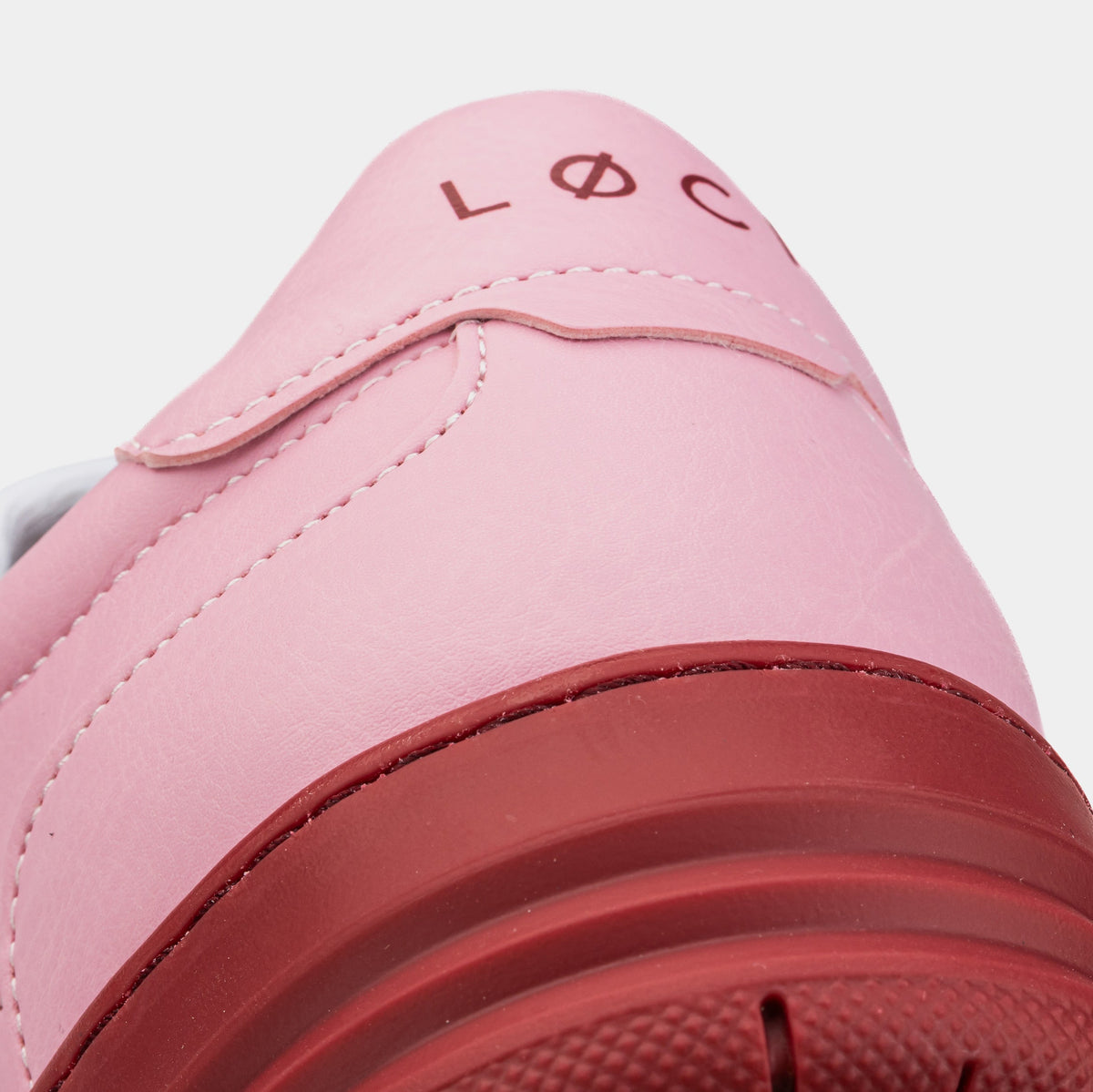Exclusive Nicki Minaj x Atom Red Ruby Da Sleeze Womens Lifestyle Shoes (Pink/Red) — 36 — Back View