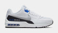 Exclusive Air Max LTD 3 Mens Lifestyle Shoes (White/Light Smoke Grey/Game Royal) — 6 — Front View