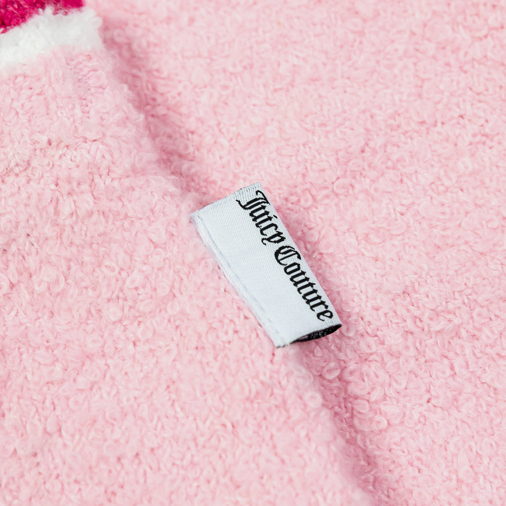 Exclusive Tipped Sweater Shorts (Pink) — XS — Side View