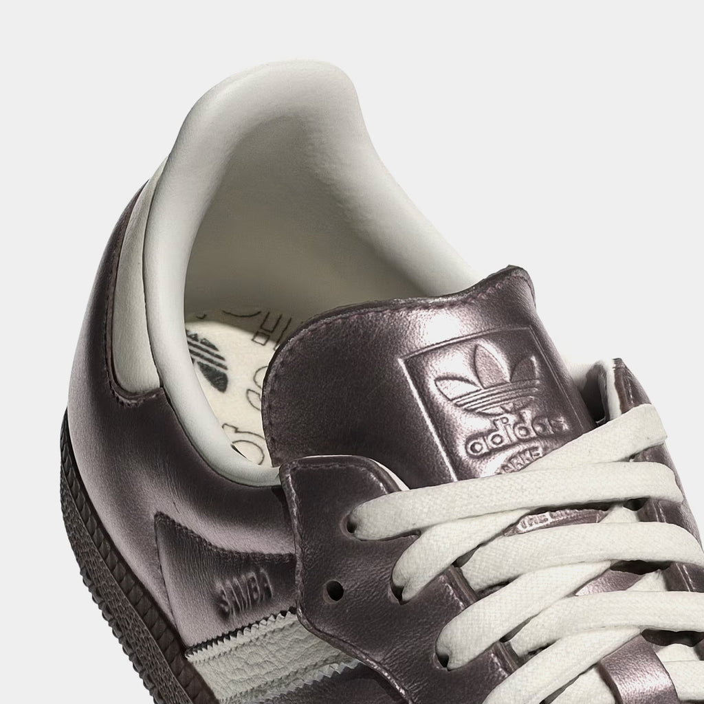 Exclusive Samba OG Womens Lifestyle Shoes (Metallic Purple/White) — 5 — Side View