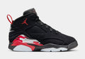 Exclusive Jumpman MVP Preschool Basketball Shoes (Black/University Red/White) — 10.5C — Front View
