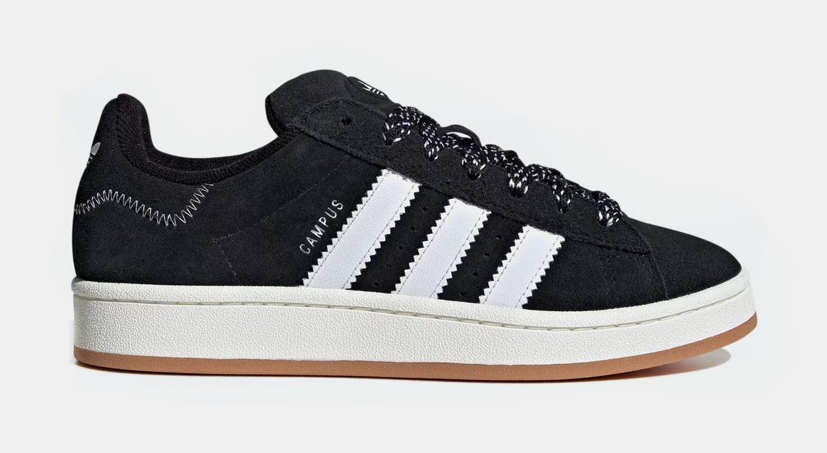 Exclusive Campus 00s Womens Lifestyle Shoes (Black/White) — 5 — Front View