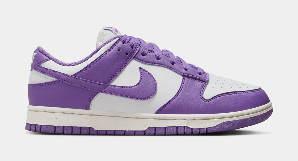 Exclusive Dunk Low Womens Lifestyle Shoes (Summit White/Black Raspberry/Sail/Black) Final Sale — 5 — Front View