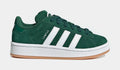 Exclusive Campus 00s Preschool Lifestyle Shoes (Dark Green/Cloud White/Gum) — 11C — Front View