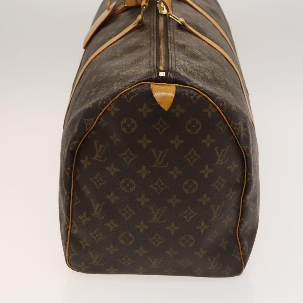 Louis Vuitton Keepall Bag Monogram Canvas Brown Canvas Bag (Pre-Owned)