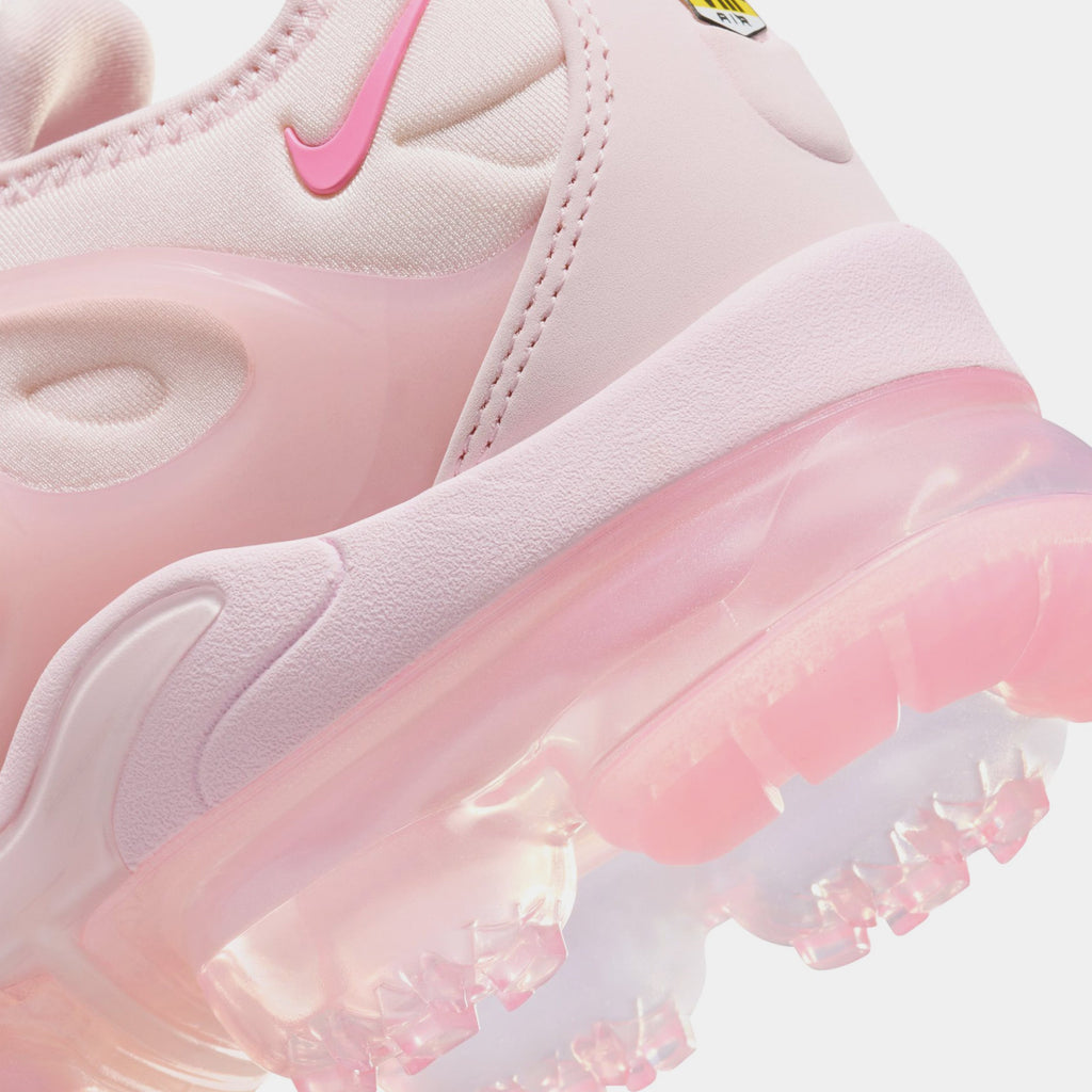 Exclusive Air VaporMax Plus Womens Running Shoes (Pink Foam/Playful Pink) — 5 — Back View