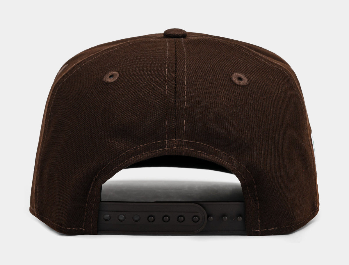 Exclusive Shoe Palace Exclusive Mexico Curve 950AF Snapback Mens Hat (Dark Brown) — OS — Back View