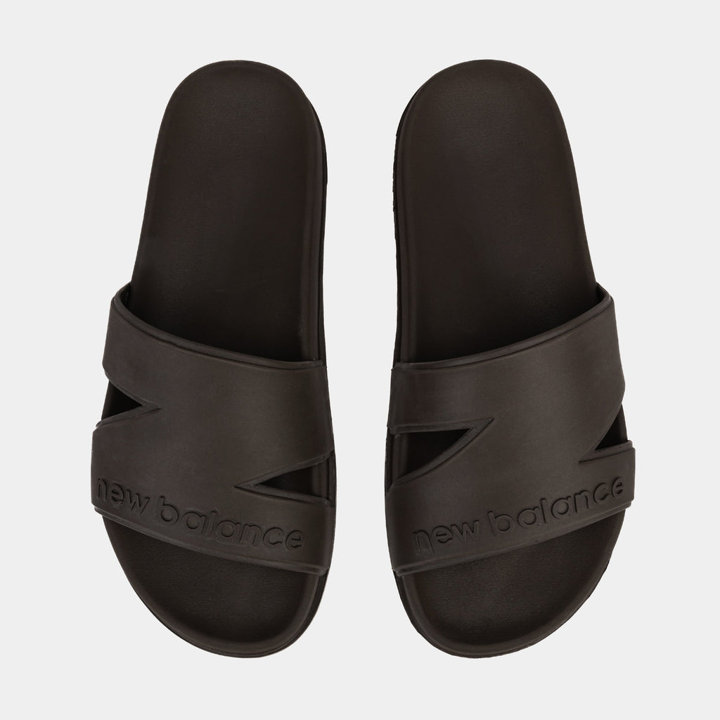Exclusive 200 Slide Mens Sandals (Dark Brown) — 4 — Side View