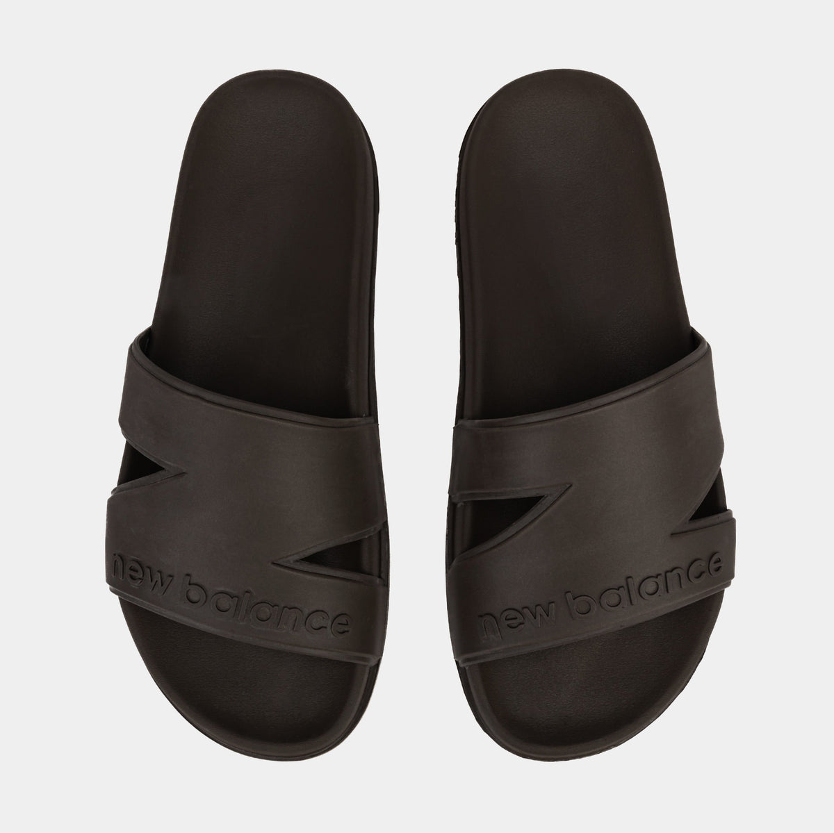 Exclusive 200 Slide Mens Sandals (Dark Brown) — 4 — Side View