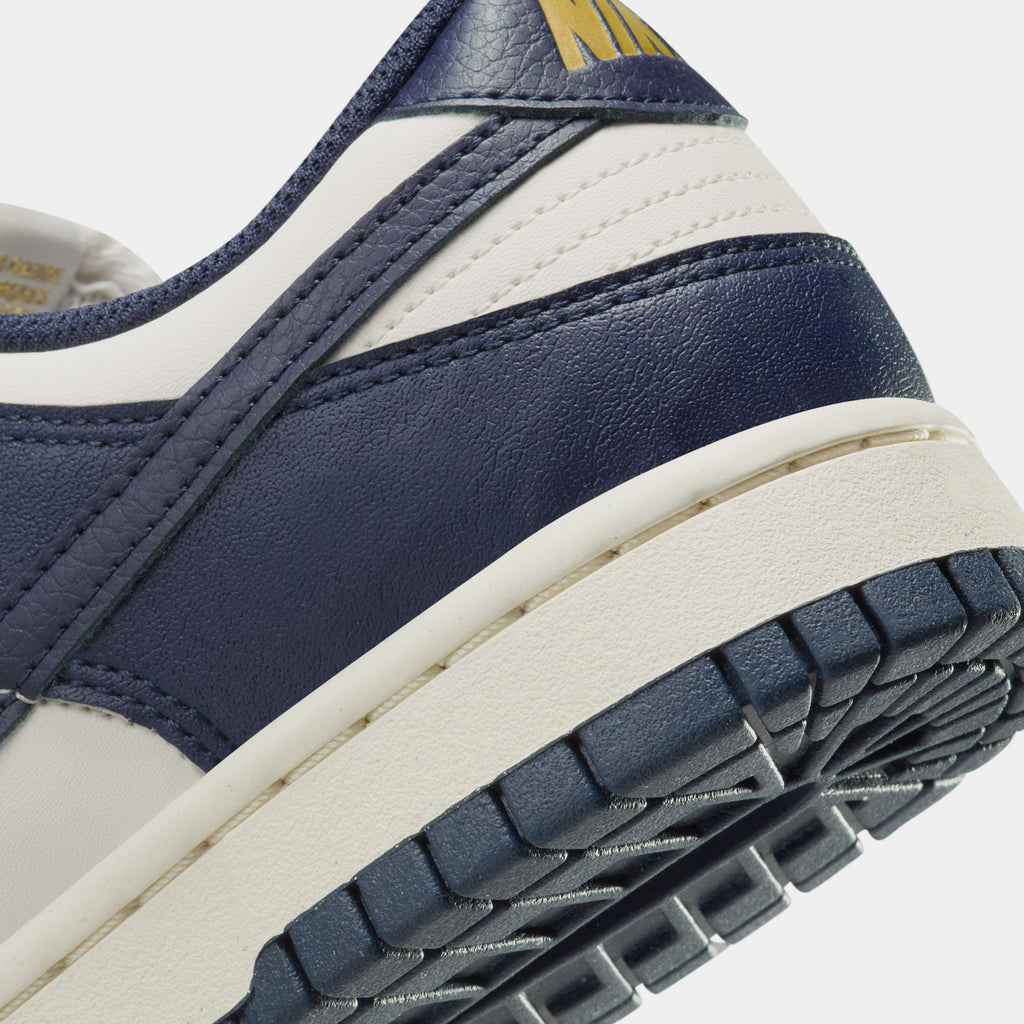 Exclusive Dunk Low Womens Lifestyle Shoes (Phantom/Obsidian/Pale Ivory) — 5 — Back View