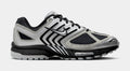 Exclusive Air Pegasus 2K5 Metallic Silver Mens Running Shoes (Metallic Silver/Metallic Platinum/Flat Silver/Black) — 6 — Front View
