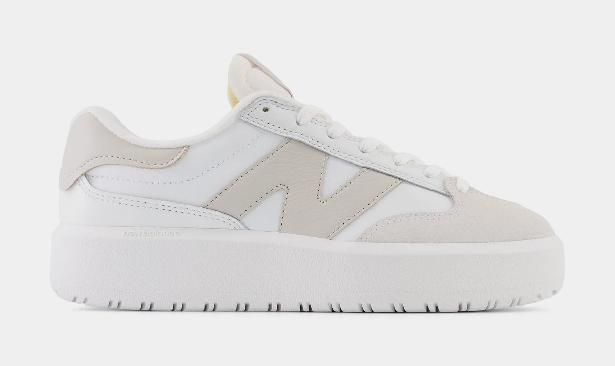 Exclusive CT302 Mens Lifestyle Shoes (White/Moonrock/Beige) — 3 — Front View