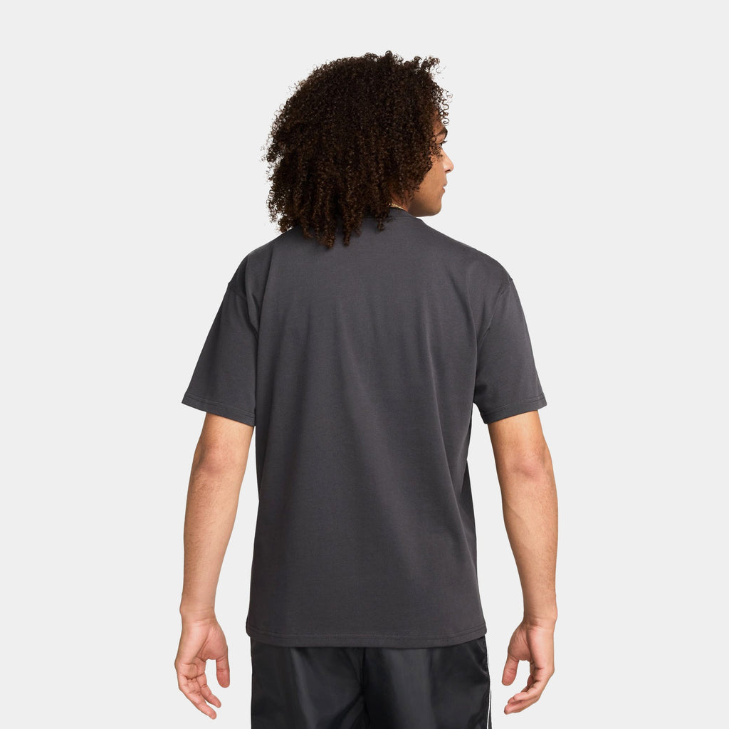 Exclusive Air Fit Mens Short Sleeve Shirt (Grey/Gold) — S — Side View