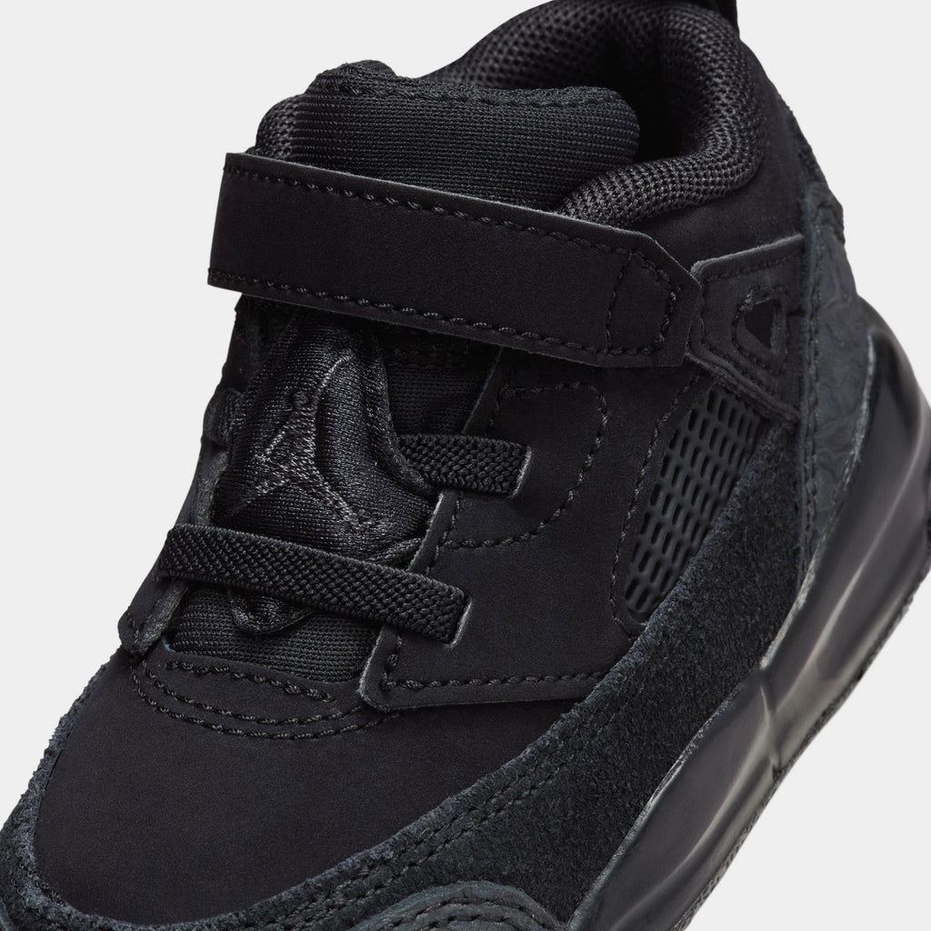 Exclusive Spizike Low Infant Toddler Basketball Shoes (Black) — 2C — Side View