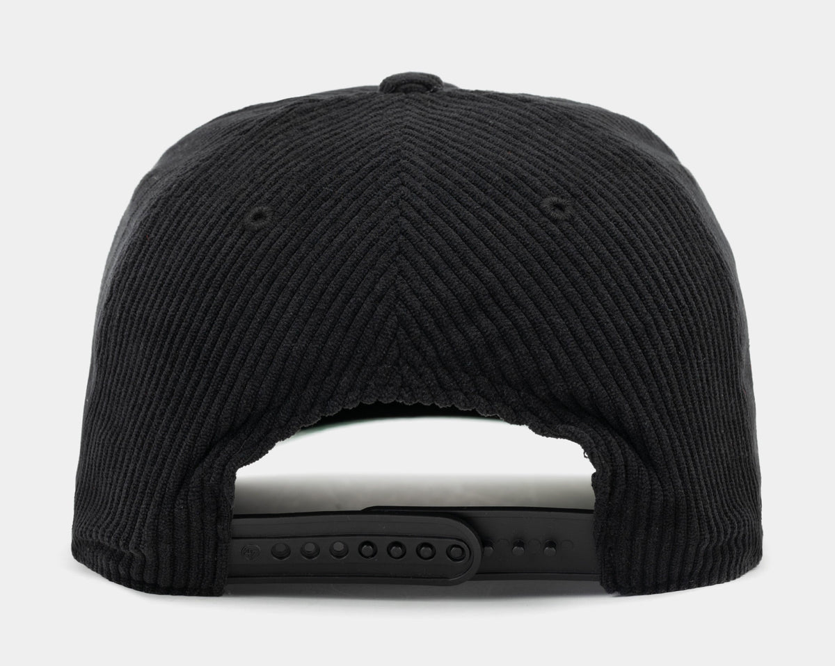 Exclusive Houston Oilers Gridiron '47 Hitch Relaxed Fit Mens Hat (Black/Blue) — OS — Back View
