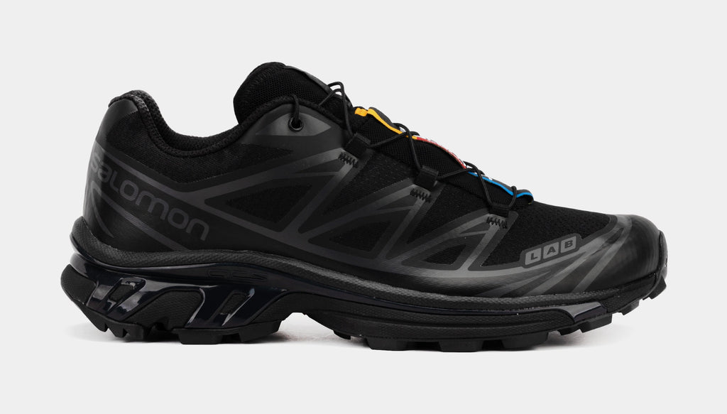 Exclusive XT-6 Mens Running Shoes (Black/Phantom) — 4 — Front View