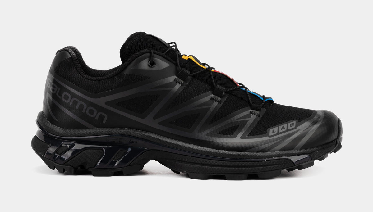 Exclusive XT-6 Mens Running Shoes (Black/Phantom) — 4 — Front View