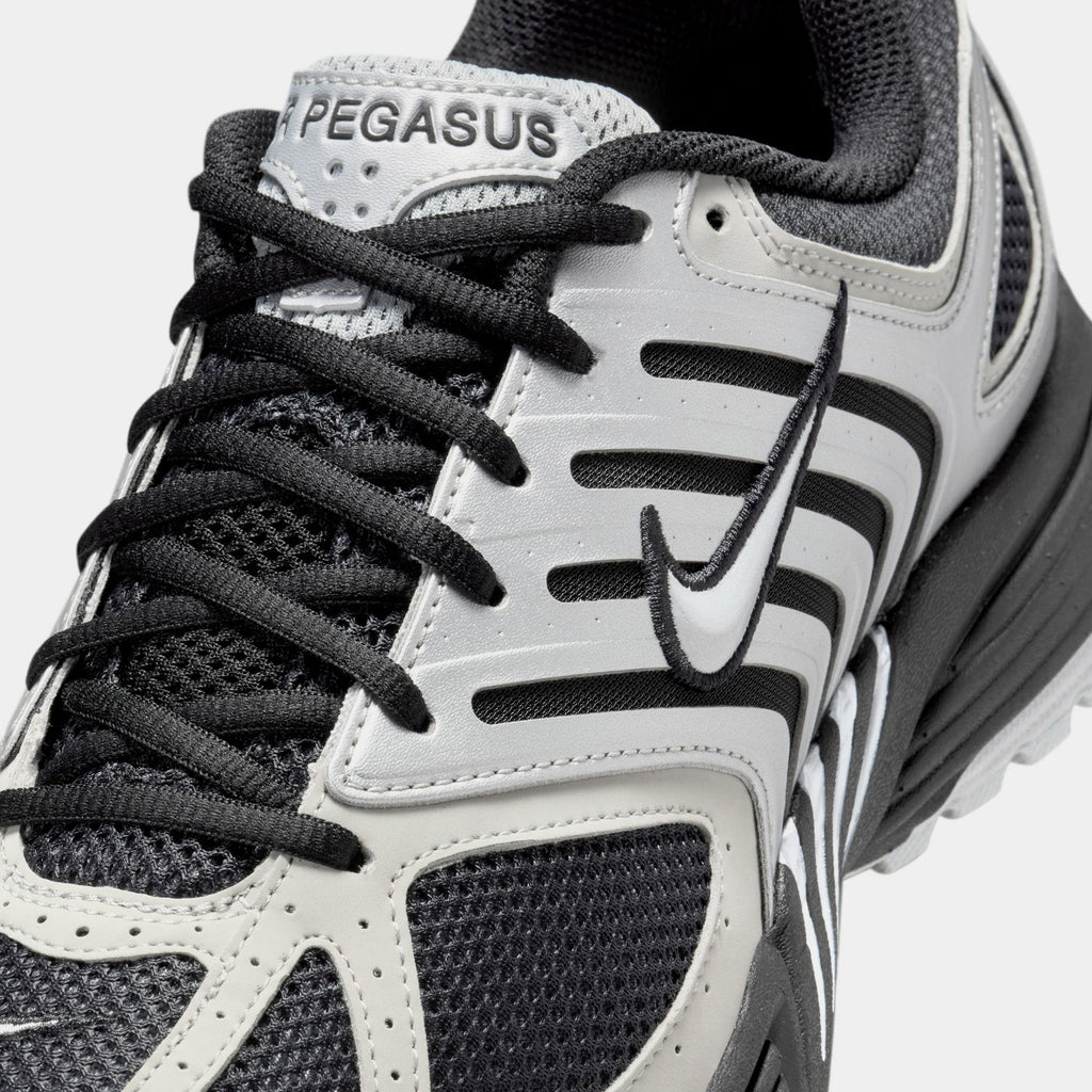 Exclusive Air Pegasus 2K5 Metallic Silver Mens Running Shoes (Metallic Silver/Metallic Platinum/Flat Silver/Black) — 6 — Side View