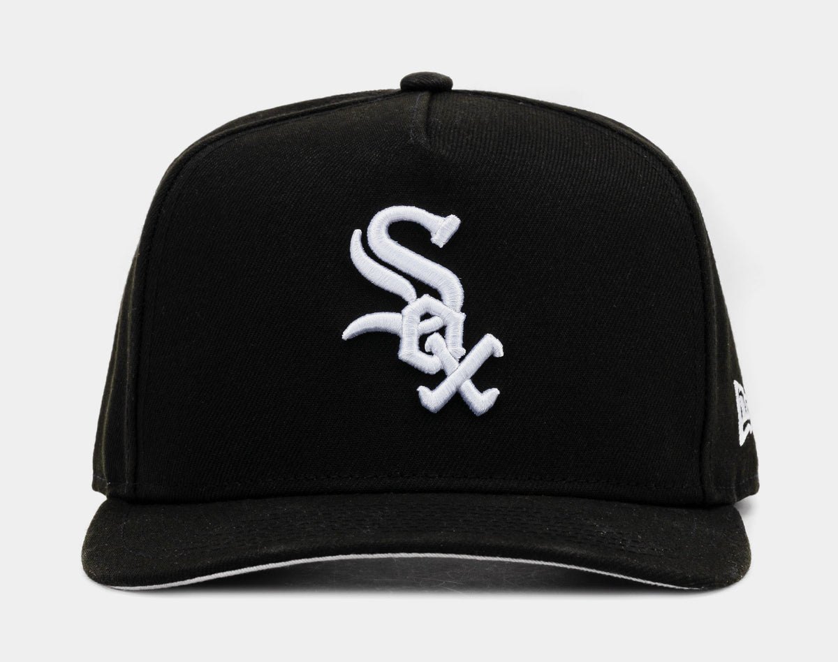 Exclusive Chicago White Sox 950AF Snapback Mens Hat (Black/White) — OS — Front View