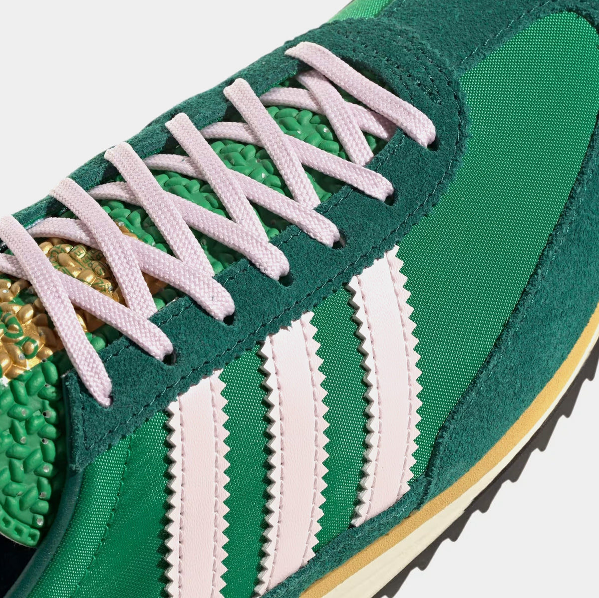 Exclusive SL 72 Womens Lifestyle Shoes (Night Indigo/Semi Green Spark/Collegiate Green) — 5 — Back View