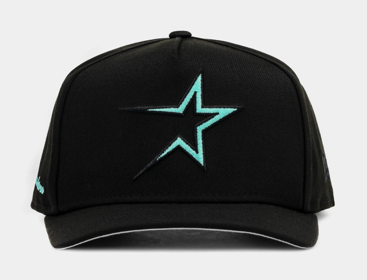 Exclusive Shoe Palace Exclusive Houston Astros Mint 950AF Snapback Mens Hat (Black/Mint) — OS — Front View
