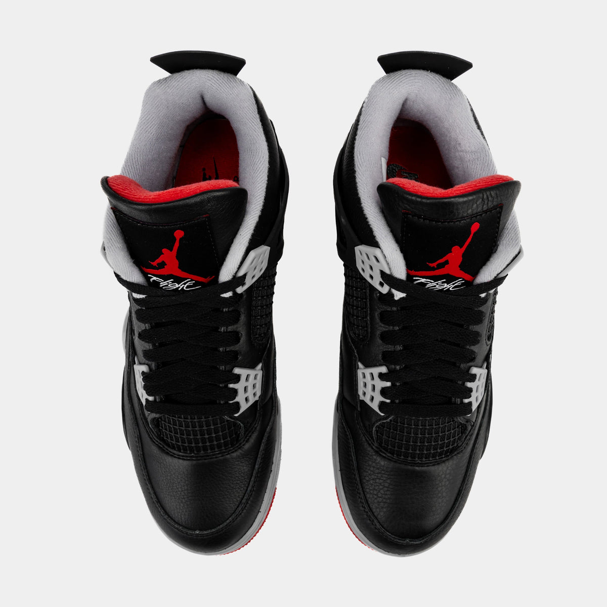 Exclusive Air Jordan 4 Retro Bred Reimagined Mens Lifestyle Shoes (Black/Fire Red/Cement Grey) Limit One Per Customer — 7 — Detail View