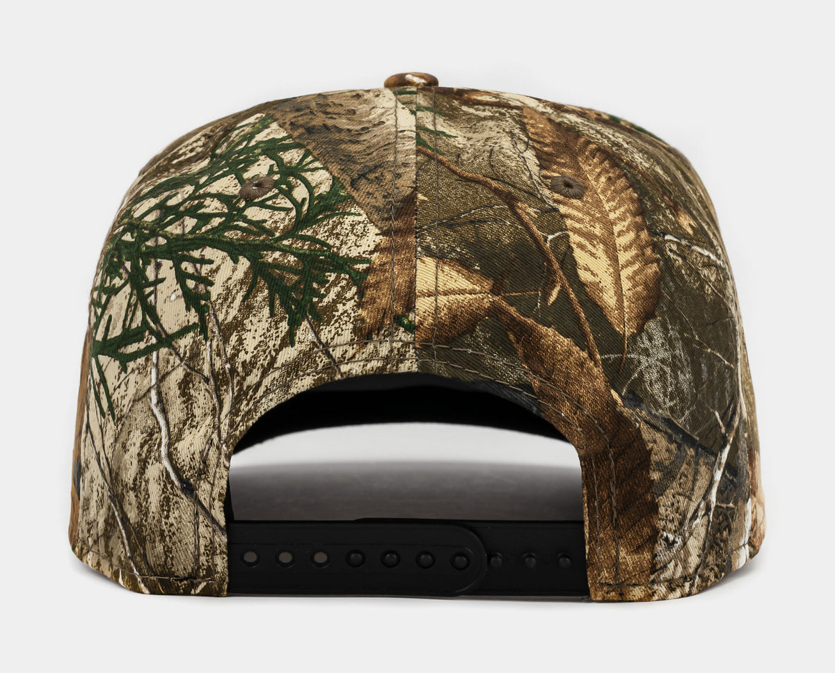 Exclusive San Diego Padres Camo 950AF Snapback Mens Hat (Brown/Yellow) — OS — Side View