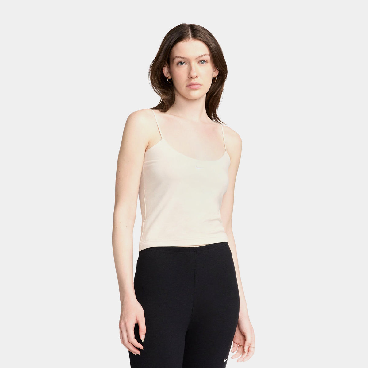 Exclusive NSW Chill Knit Cami Womens Tank Top (Beige) — XS — Front View