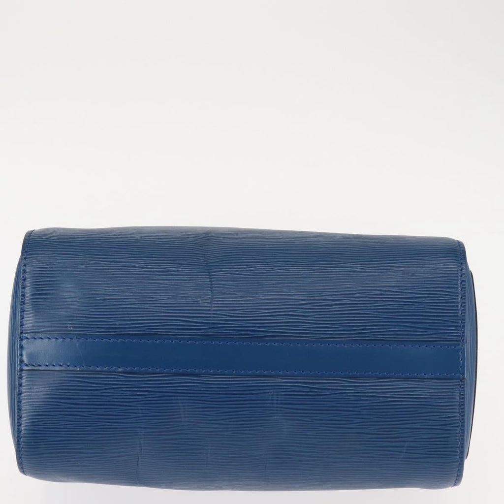 Louis Vuitton Speedy Mini Hl Handbag Damier Blue Leather Handbag (Pre-Owned)