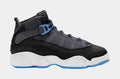 Exclusive 6 Rings Preschool Basketball Shoes (Anthracite/Black/White/University Blue) — 10.5C — Front View