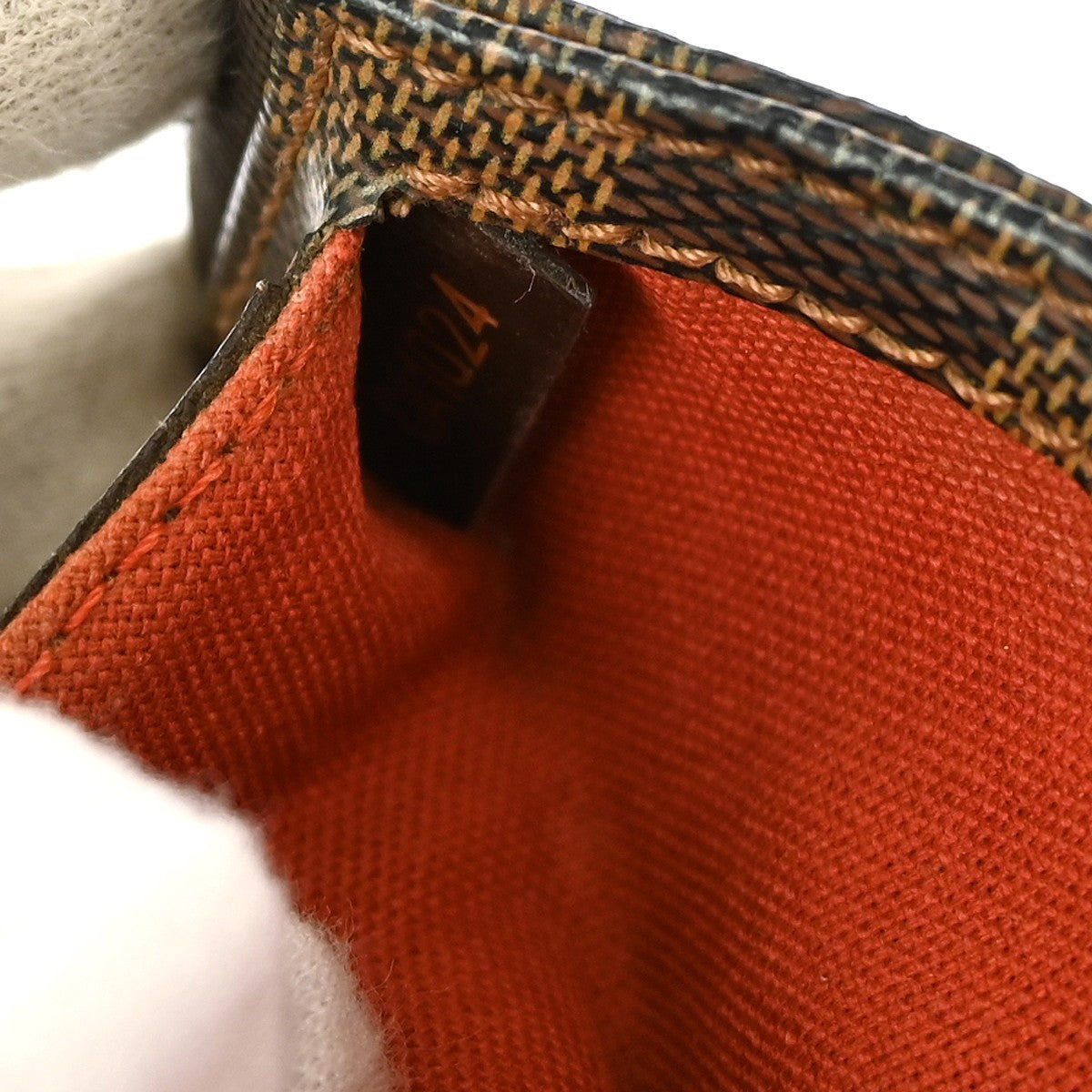 Louis Vuitton Geronimos Waist Bag Damier Brown Canvas Shoulder Bag Bag (Pre-Owned)