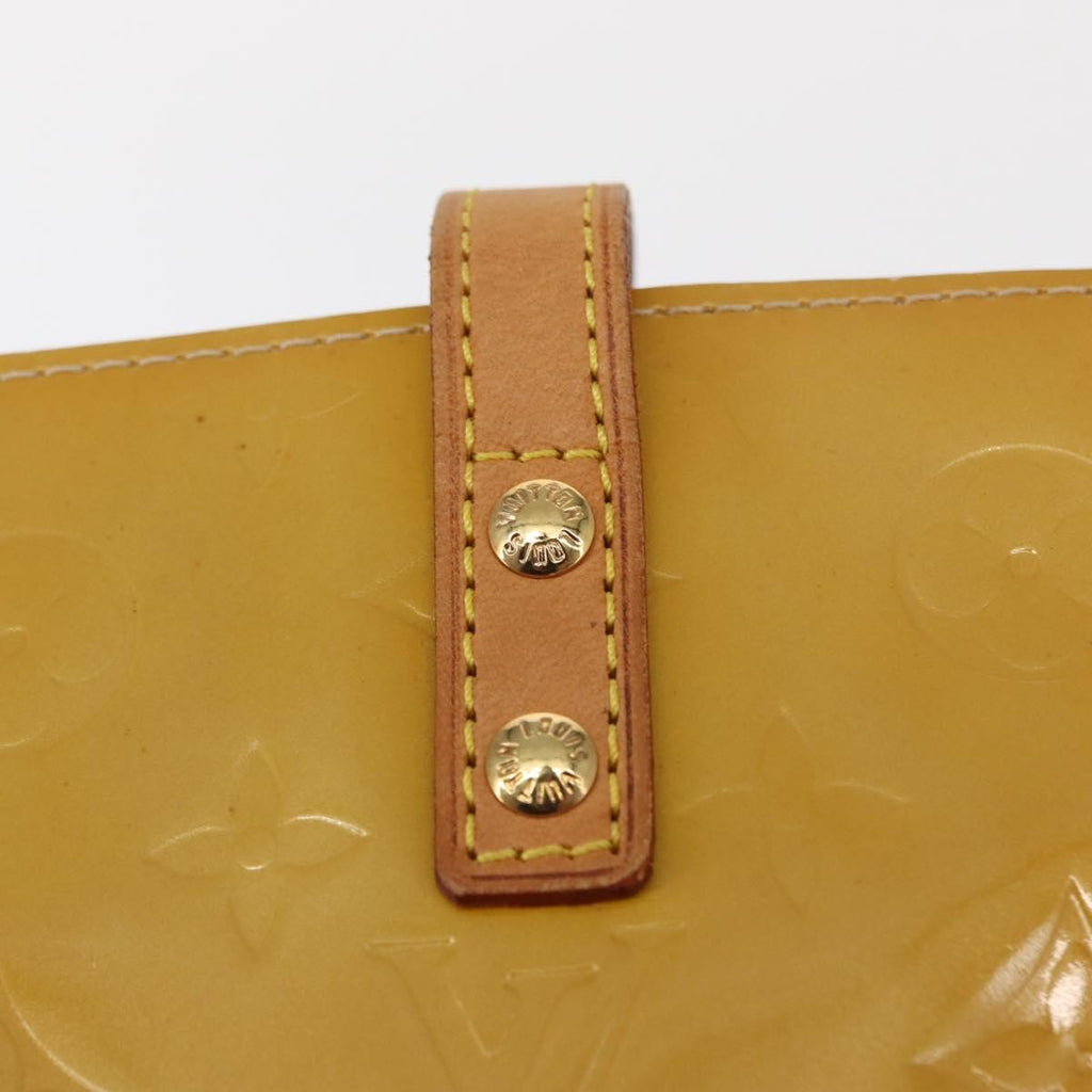 Louis Vuitton Reade Handbag Monogram Vernis Beige Patent_Leather Handbag (Pre-Owned)