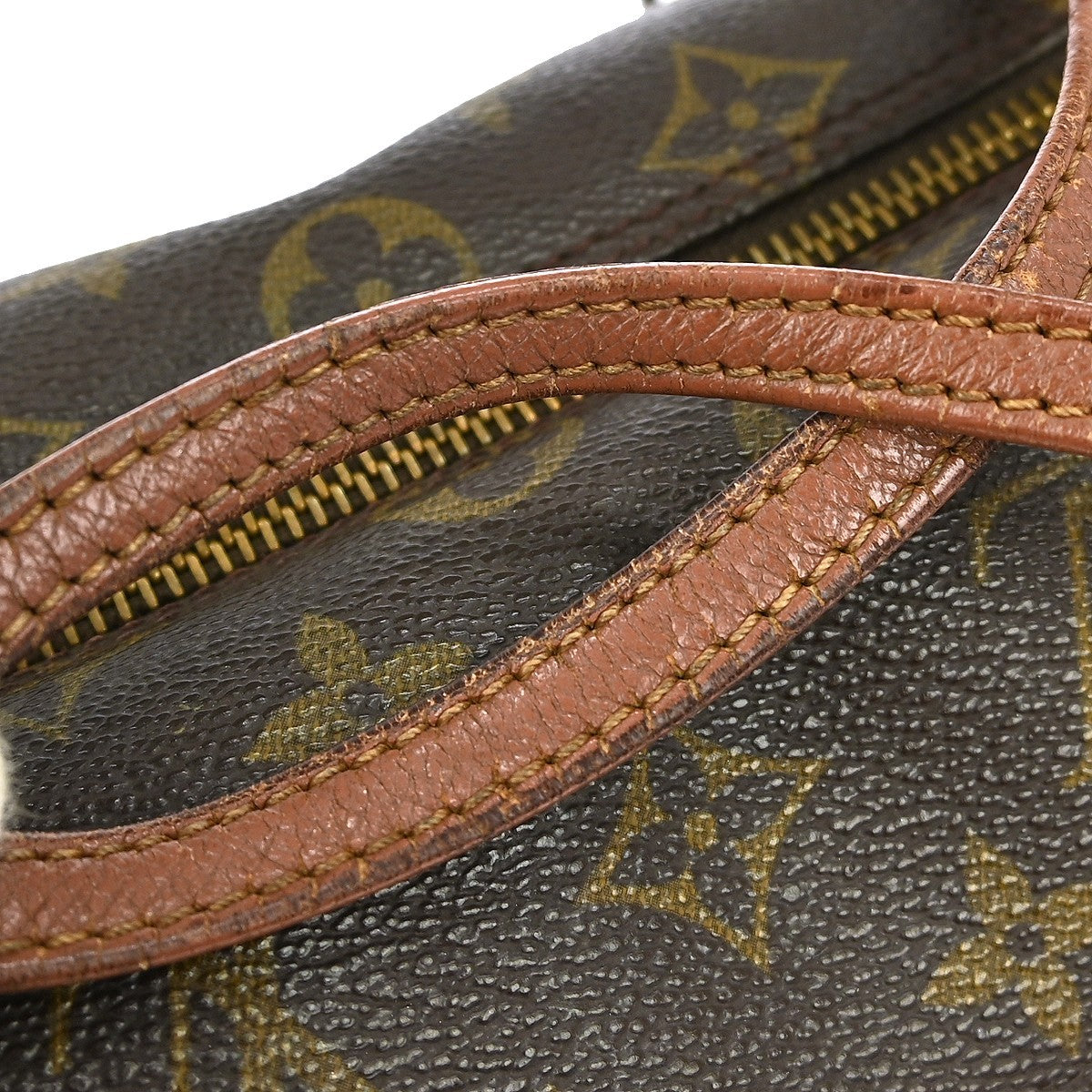 Louis Vuitton Papillon Handbag Monogram Canvas Brown Canvas Handbag (Pre-Owned)