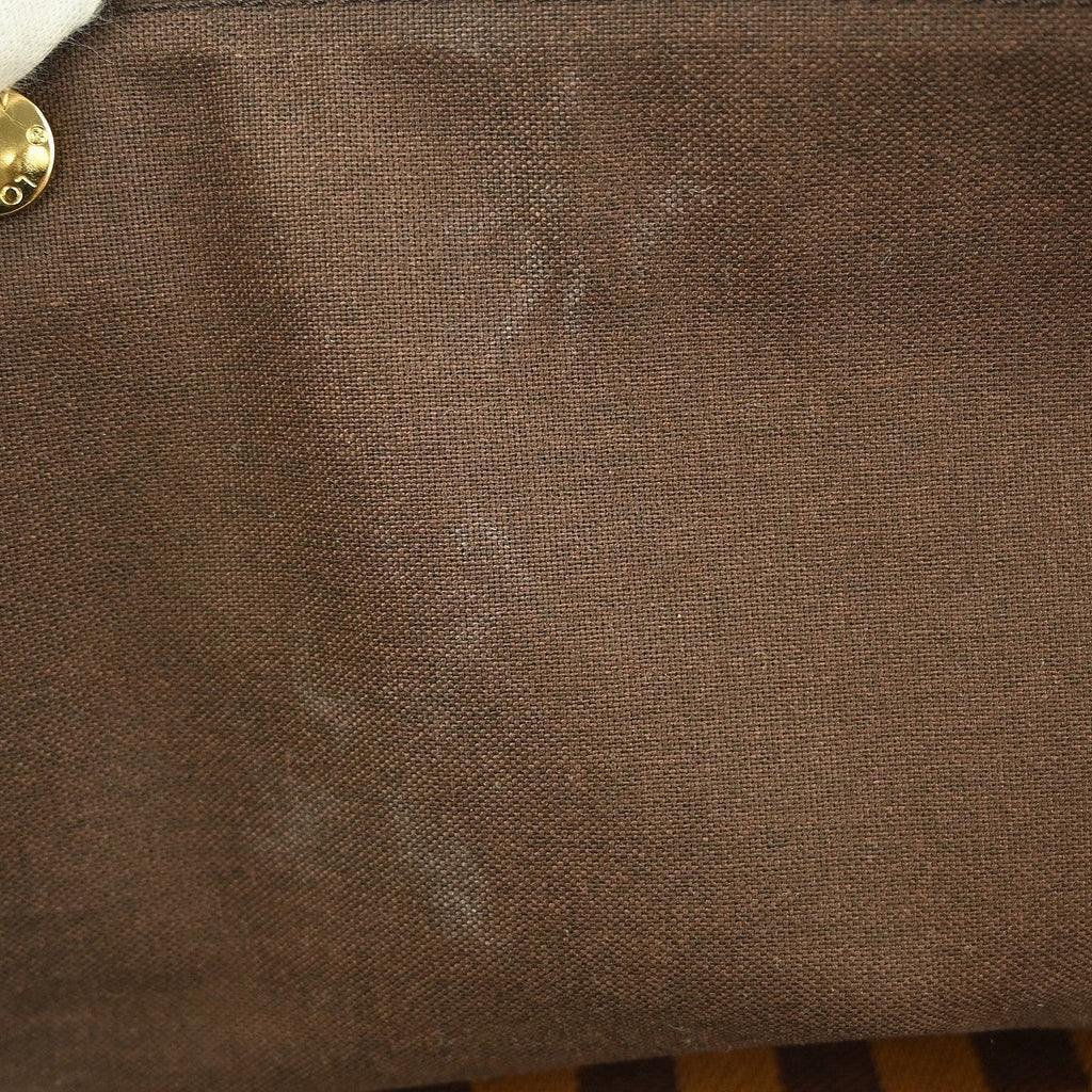 Louis Vuitton Naviglio Handbag Damier Brown Canvas Shoulder Bag Bag (Pre-Owned)