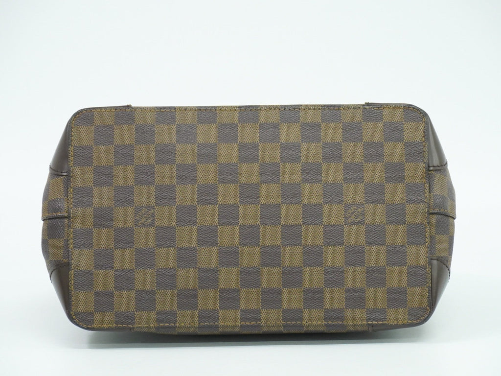 Louis Vuitton Hampstead Handbag Damier Brown Canvas Handbag (Pre-Owned)