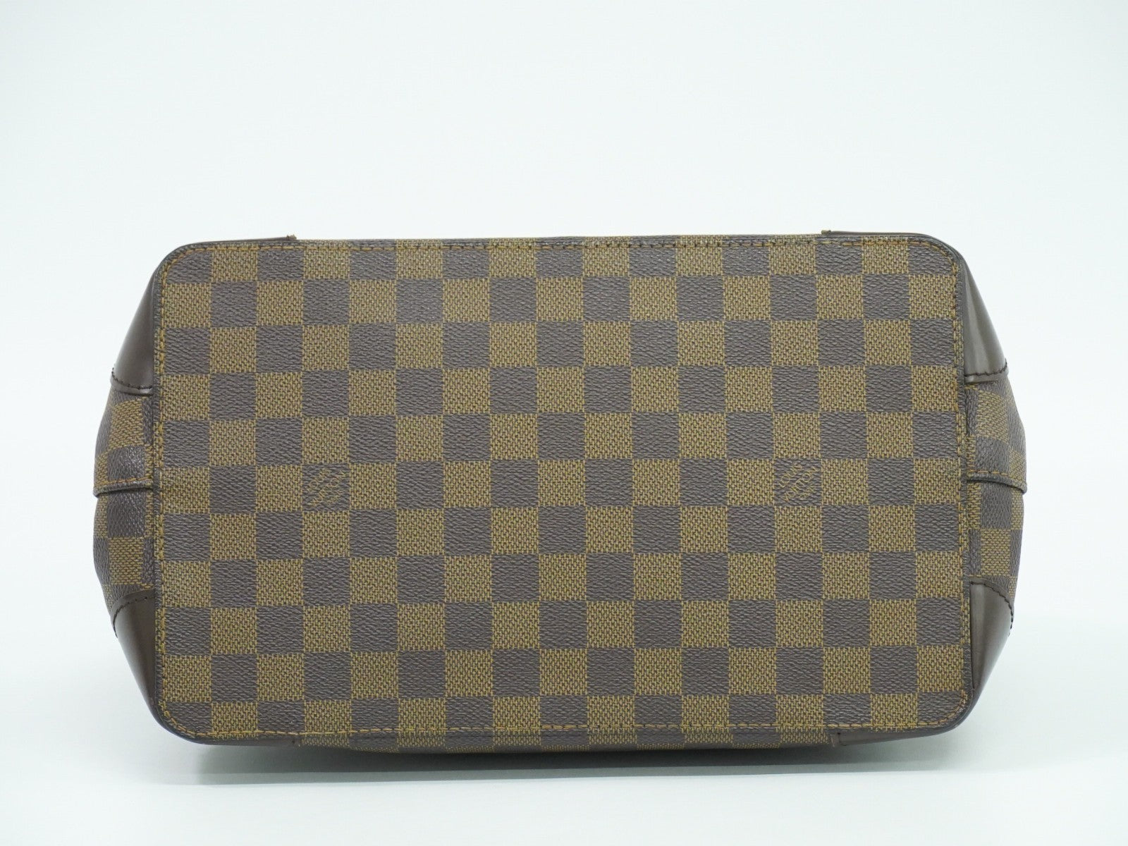 Louis Vuitton Hampstead Handbag Damier Brown Canvas Handbag (Pre-Owned)