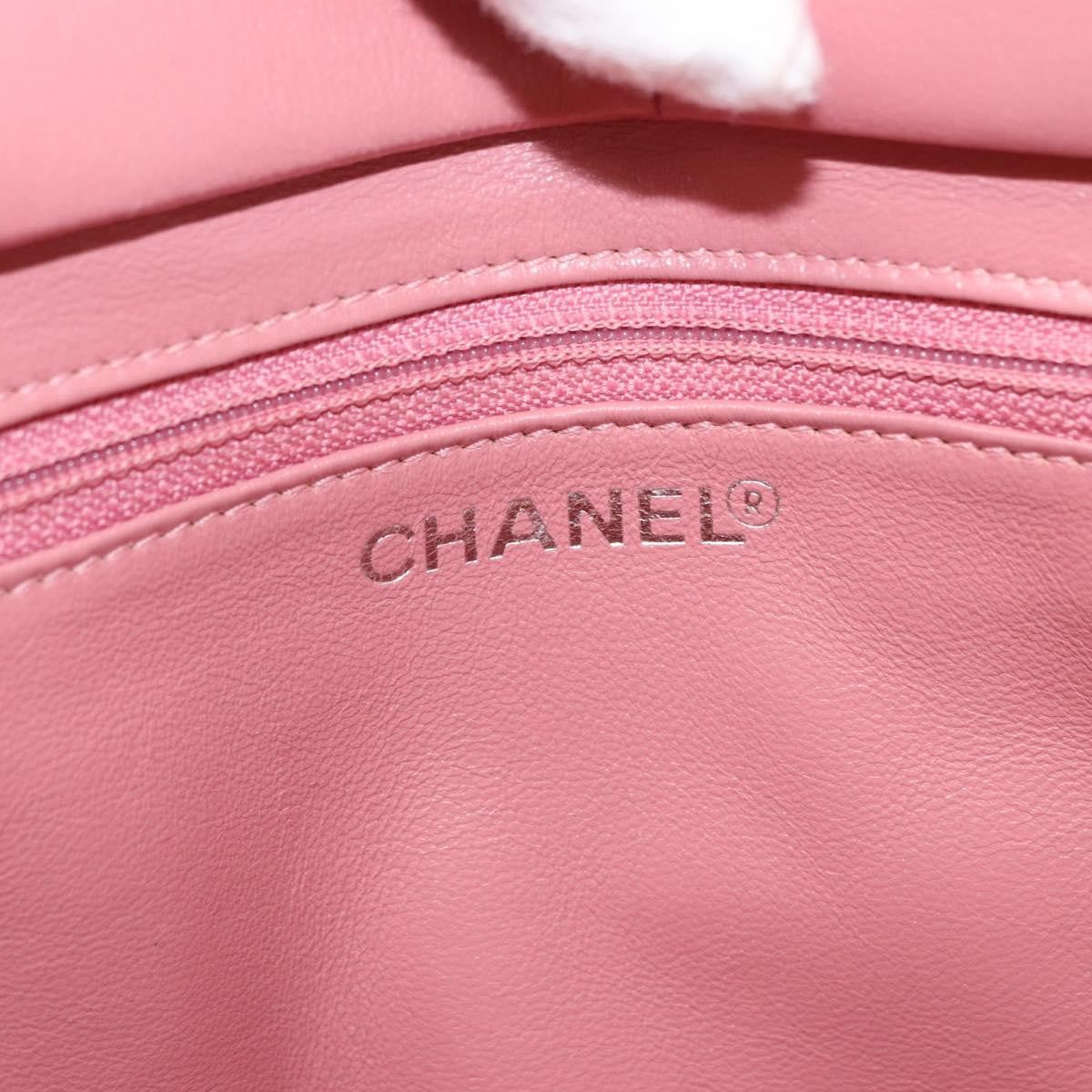 Chanel Vintage Petite Timeless Tote Quilted Patent Orange Patent_Leather Tote Bag Bag (Pre-Owned)