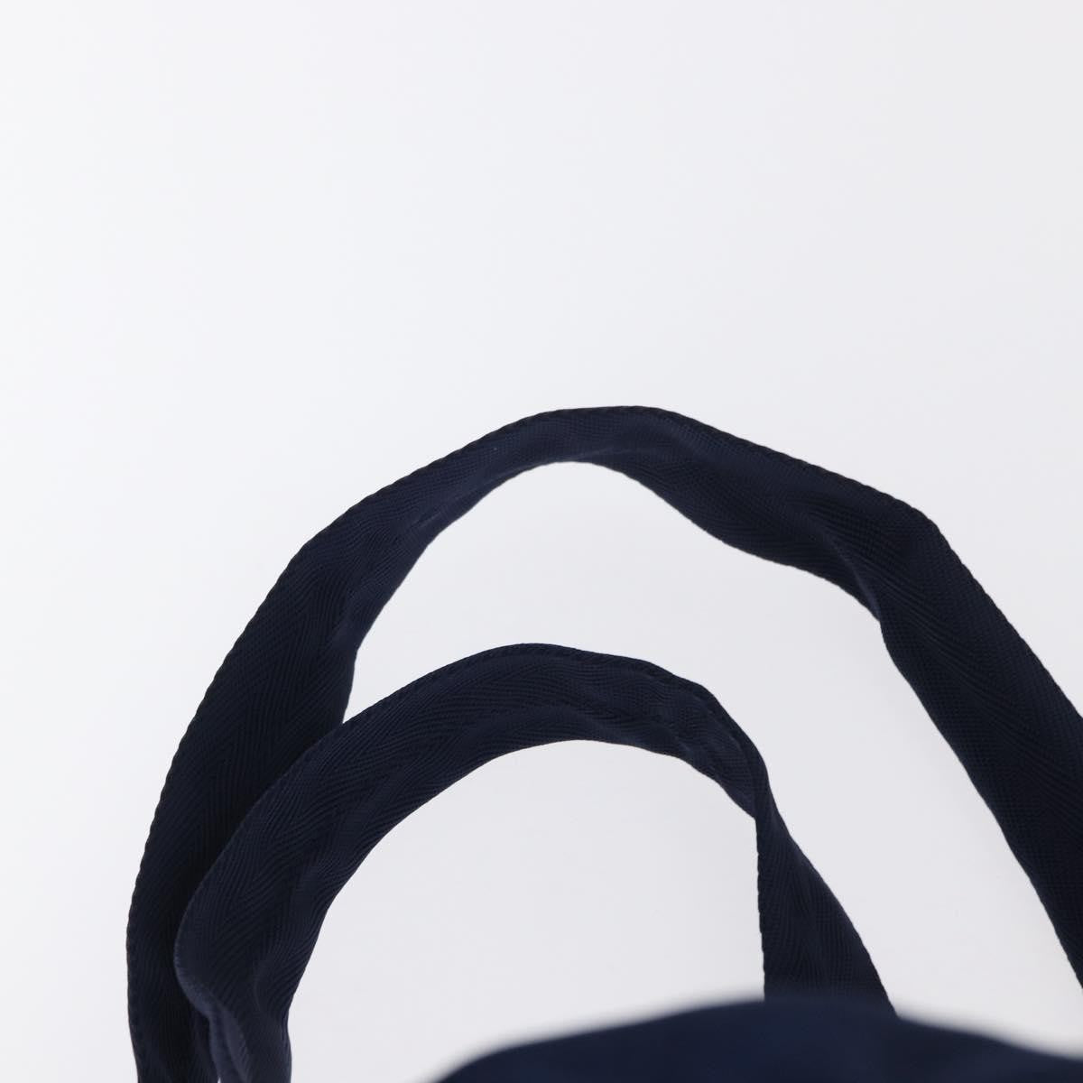 Prada Vela Double Front Pocket Backpack Tessuto With Saffiano Leather Blue Nylon Backpack Bag (Pre-Owned)