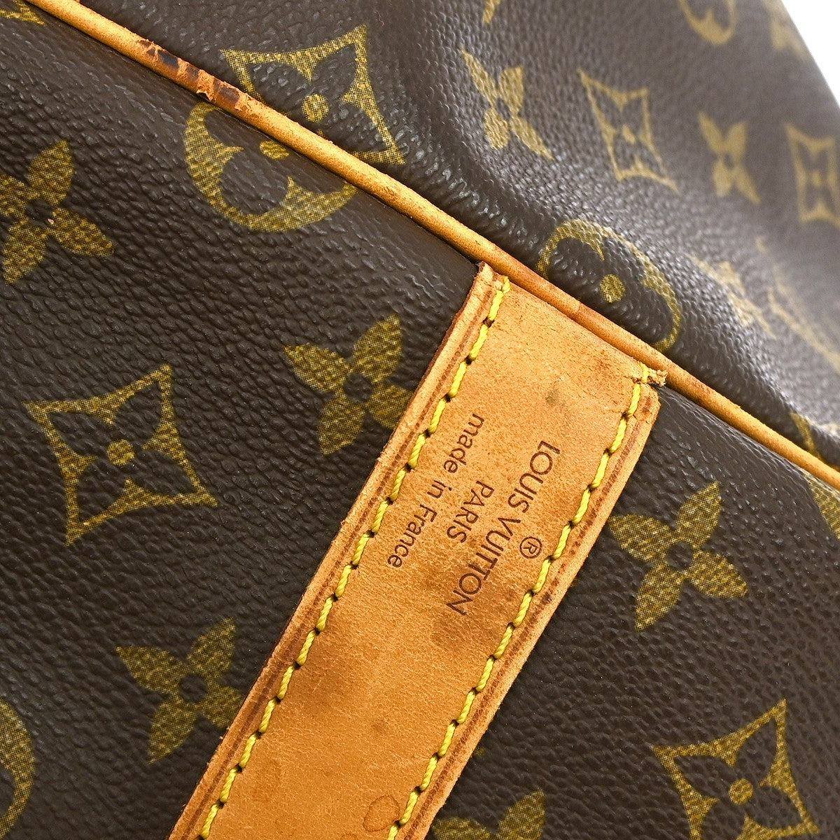 Louis Vuitton Keepall Bandouliere Bag Monogram Canvas Brown Canvas Travel Bag Bag (Pre-Owned)