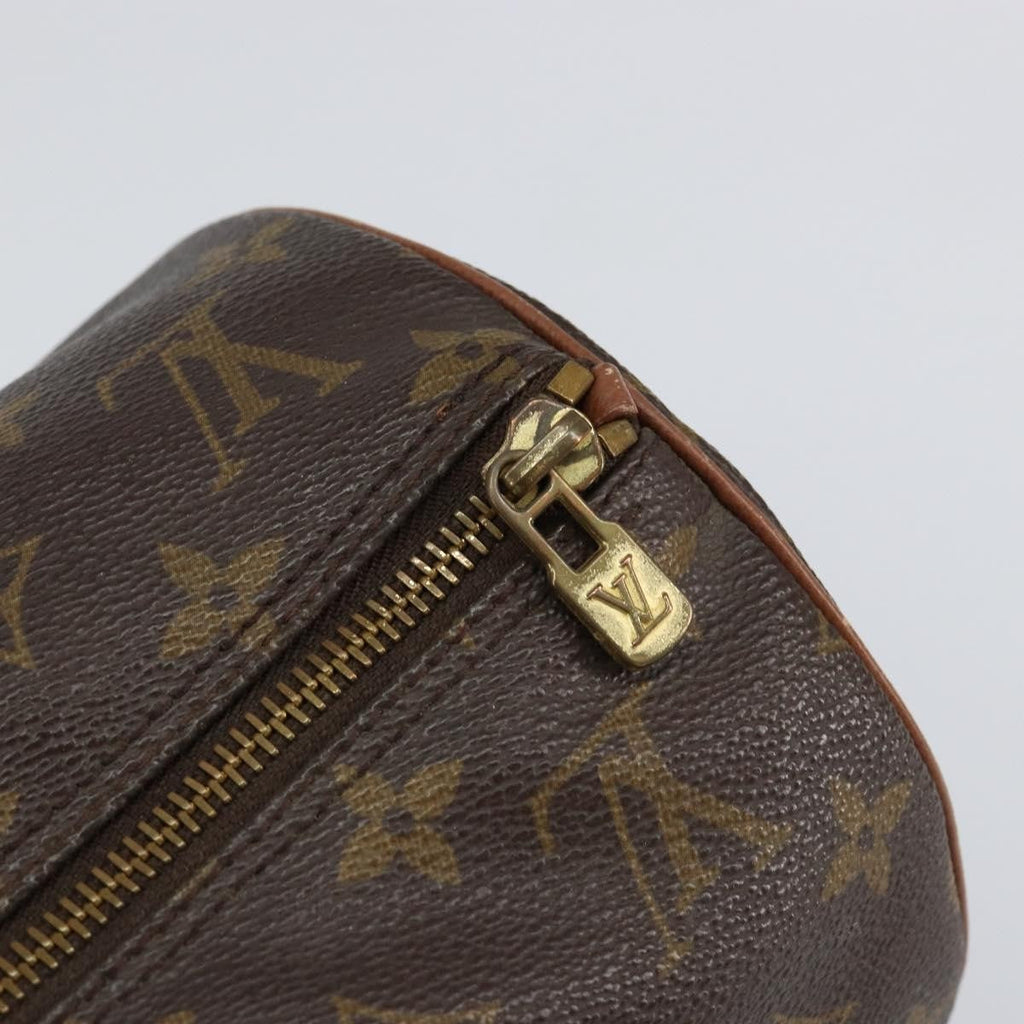 Louis Vuitton Papillon Handbag Monogram Canvas Brown Canvas Handbag (Pre-Owned)