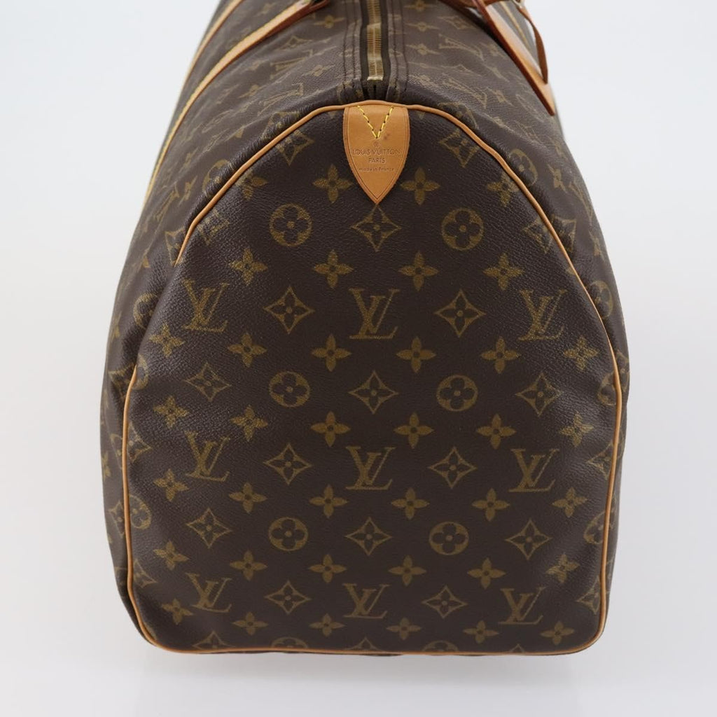Louis Vuitton Keepall Bag Monogram Canvas Brown Canvas Travel Bag Bag (Pre-Owned)
